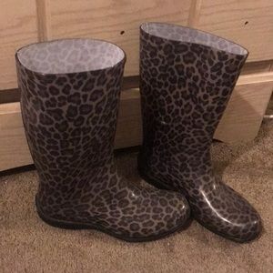 💕Cheetah Rainboots💕
